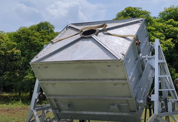 Portable Kilns for charcoal production from predominant weed species in Tamil Nadu