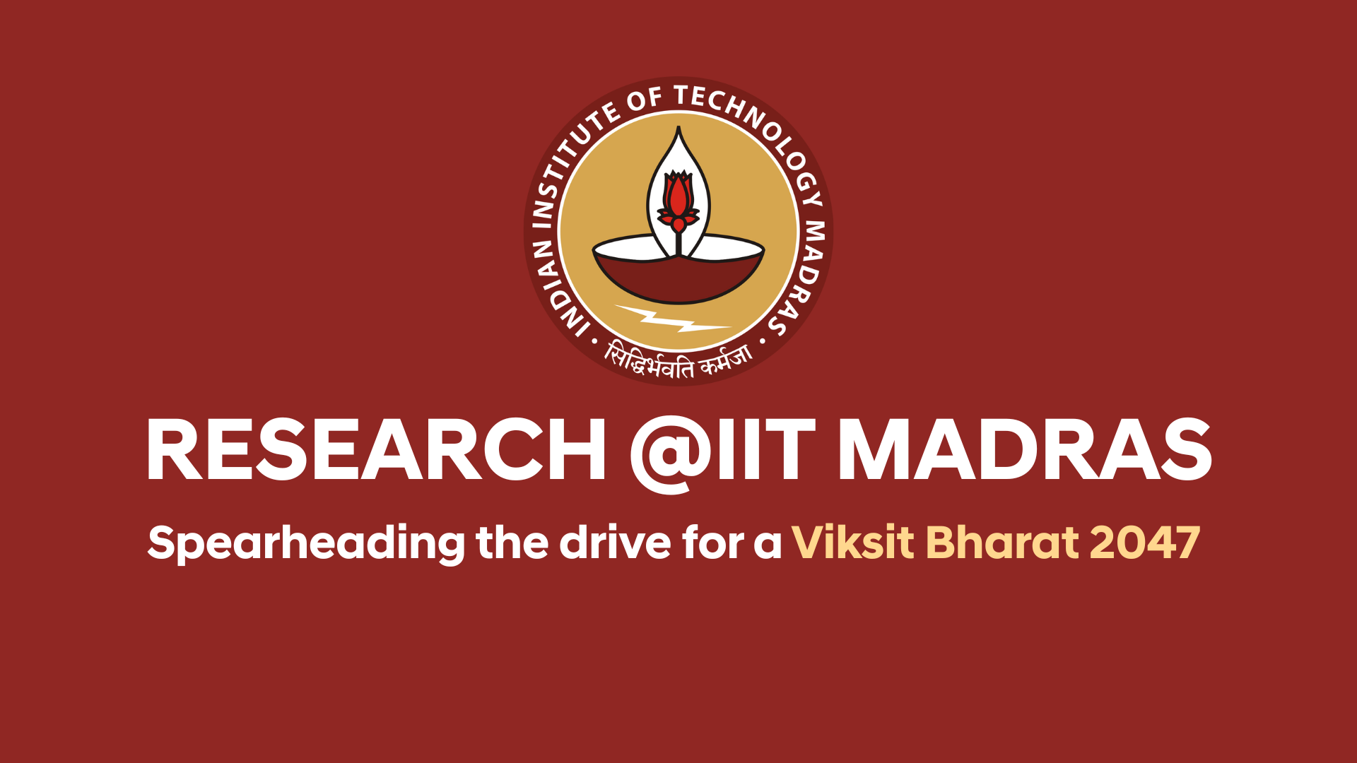 Research @ IITM